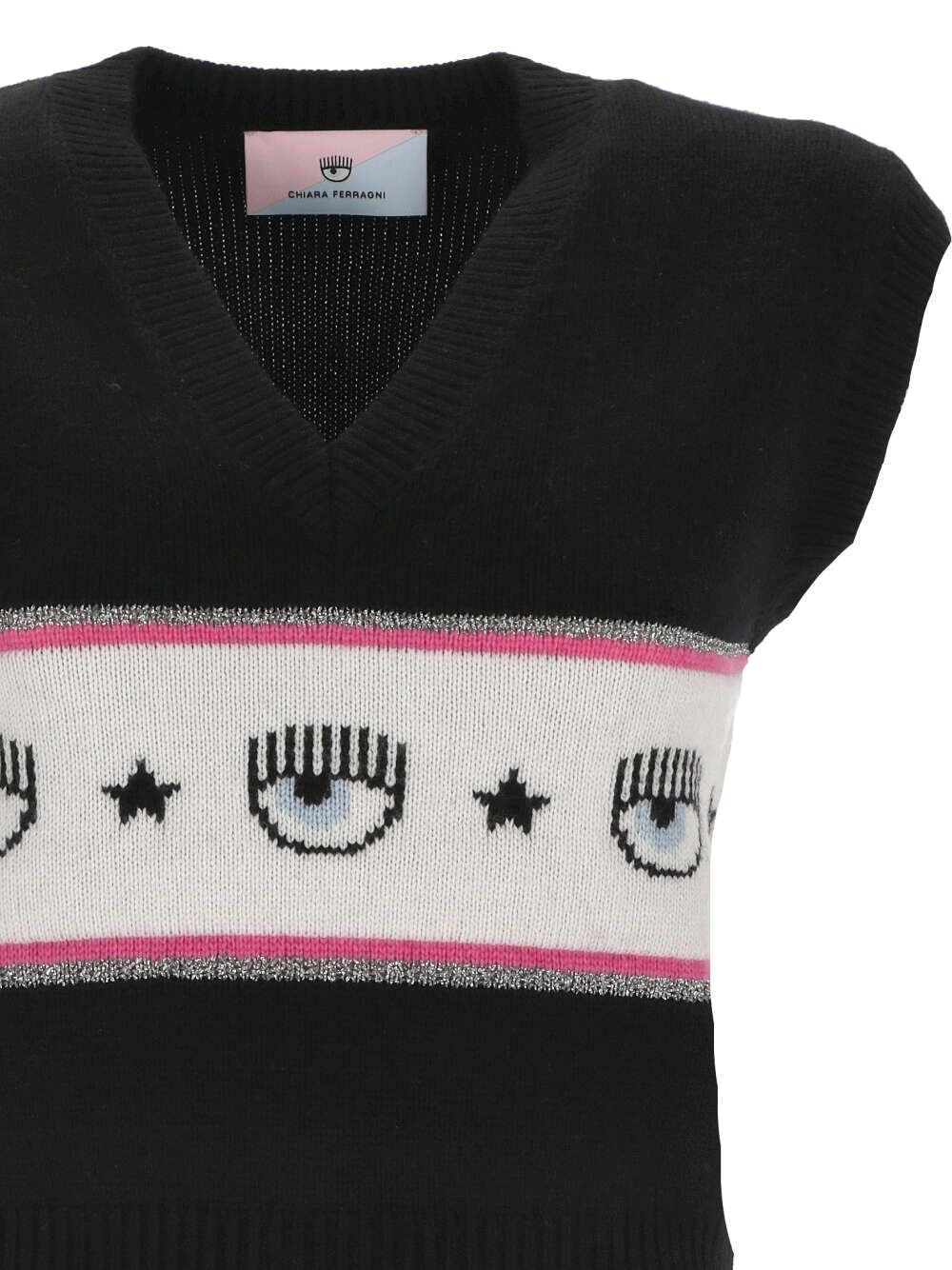 Chiara Ferragni Black Sweaters