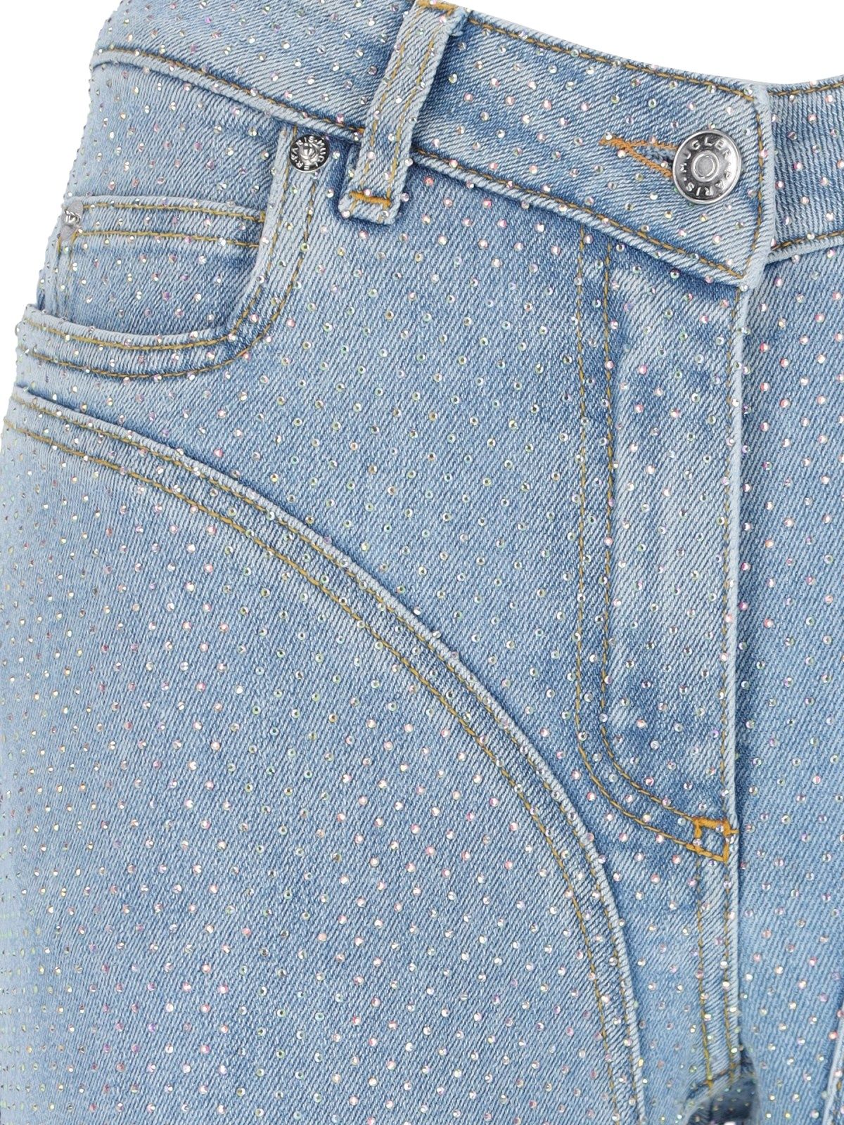 Jeans strass all-over