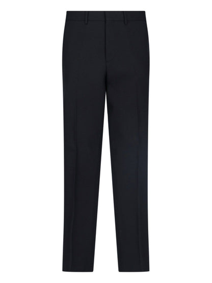 Tailored Trousers in Grain de Poudre Wool