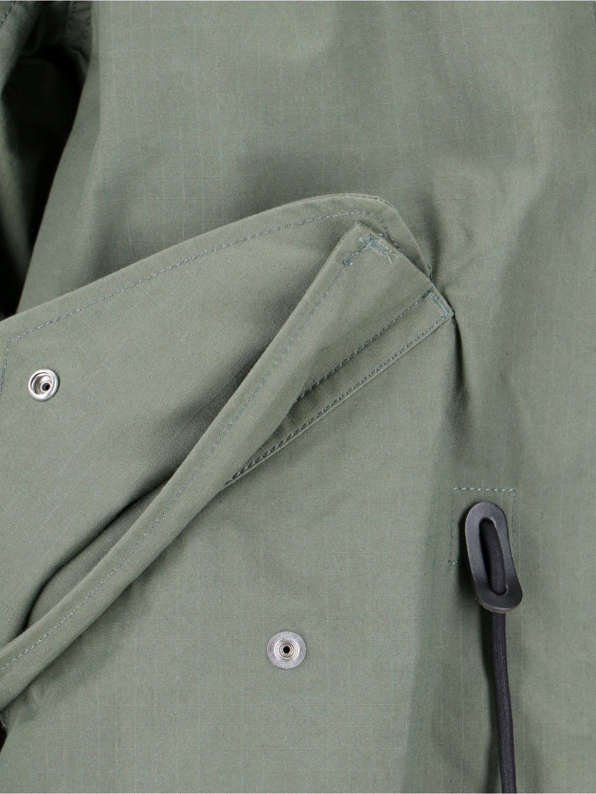 Parka midi girocollo