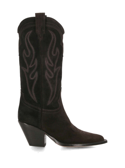 Santa Fe Suede Cowboy Boots