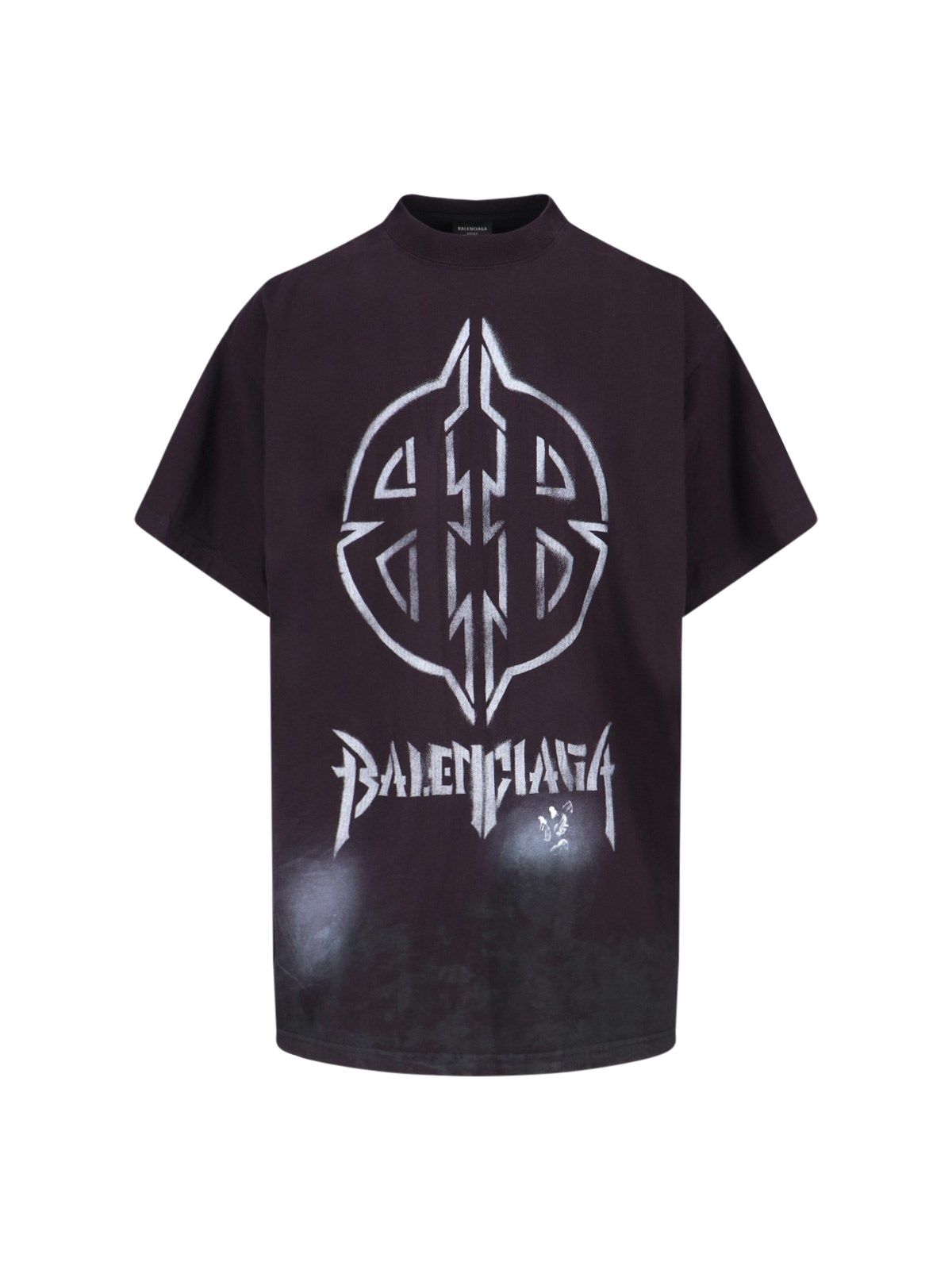 "Metal BB Stencil" logo t-shirt