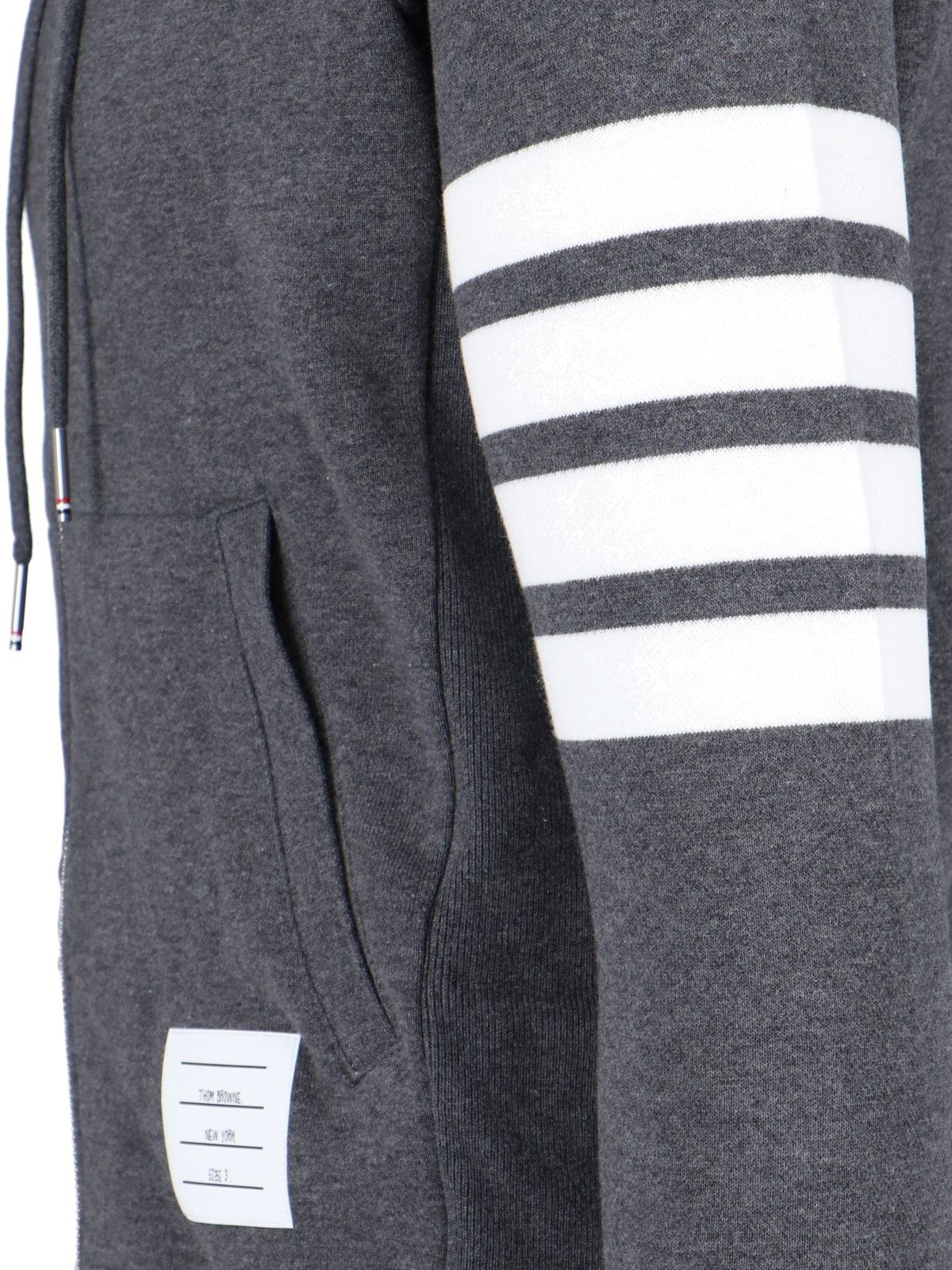 "4-Bar" Zip Up Sweatshirt