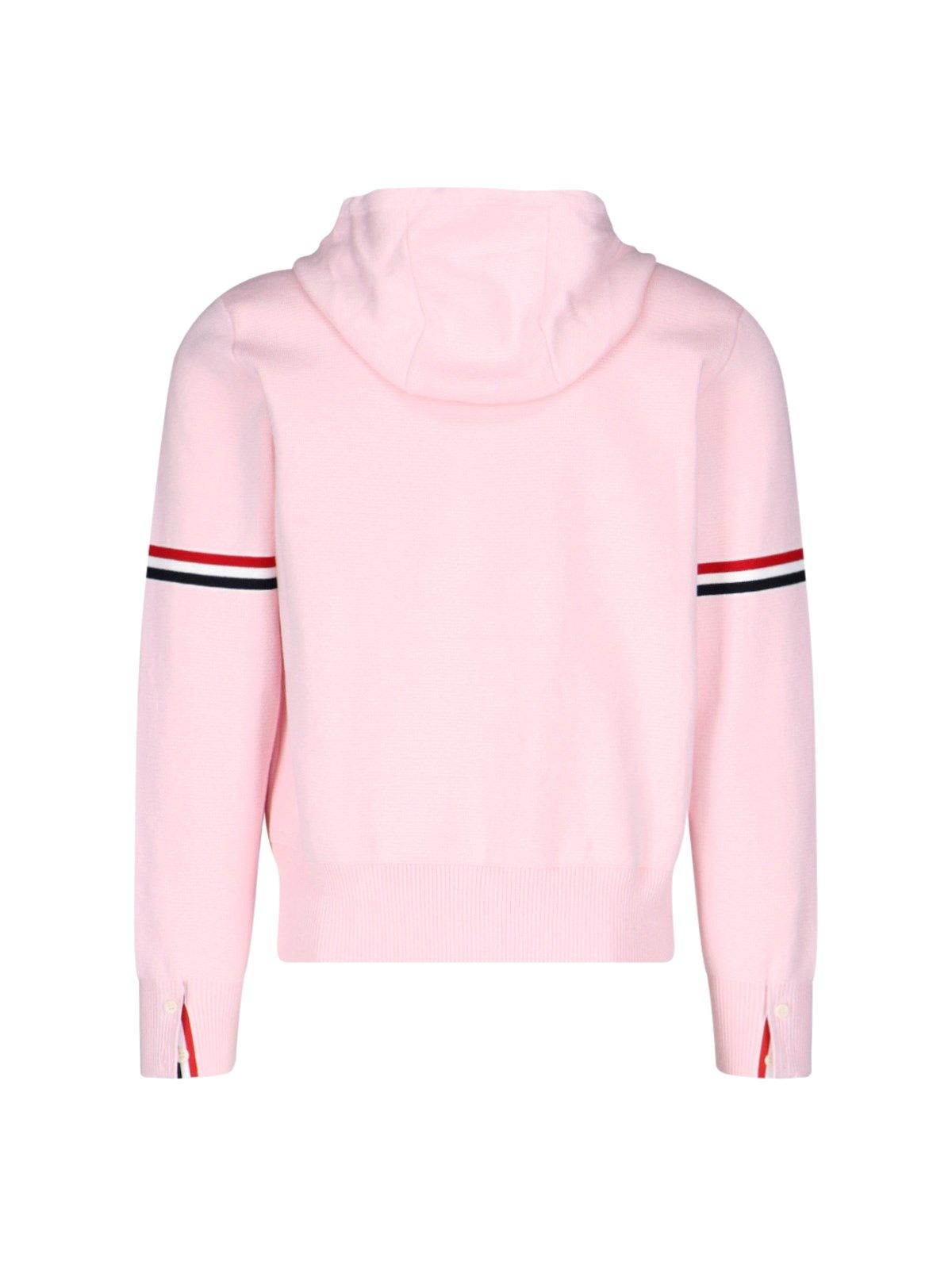 Zip sweatshirt with tricolour details