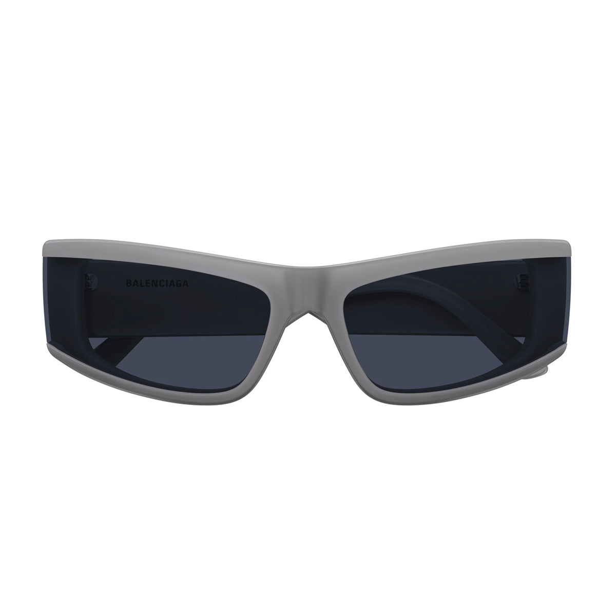 BB0301S 003-Occhiali da sole-Balenciaga-Balenciaga presenta la sua più recente collezione di occhiali da sole, caratterizzata da un'audace estetica contemporanea. Questa linea si contraddistingue per le forme oversize e le geometrie uniche, offrendo un'autentica dichiarazione di stile, perfetta per chi cerca un accessorio moderno e sofisticato per completare il proprio look. In particolare, il modello BB0301S presenta una montatura rettangolare stretta in acetato, con audaci volumi che si distinguono per la