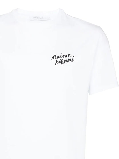 MAISON KITSUNE' T-shirt e Polo Bianco-MAISON KITSUNE'- Maniche corte. Dresso