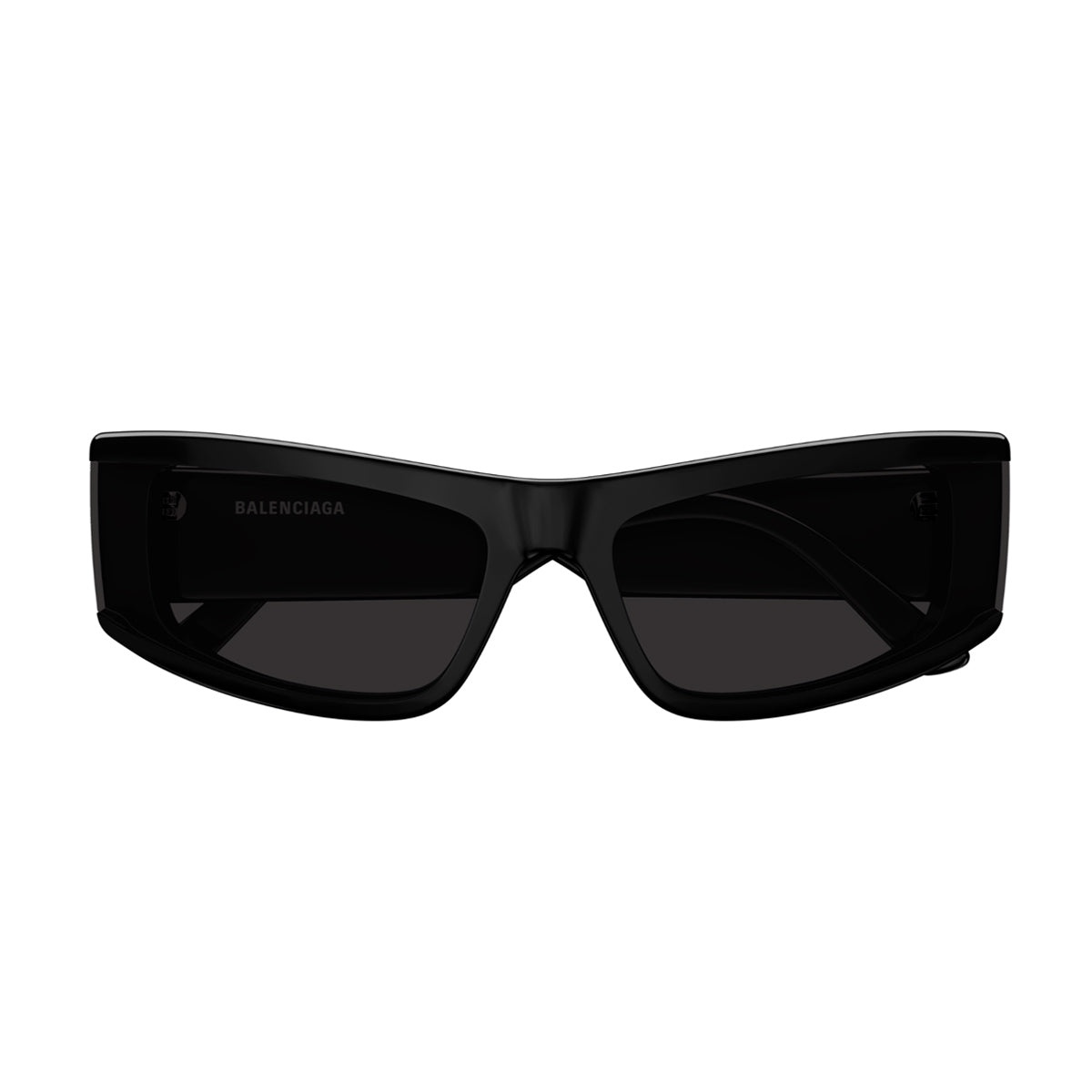 BB0301S 001-Occhiali da sole-Balenciaga-Balenciaga presenta la sua più recente collezione di occhiali da sole, caratterizzata da un'audace estetica contemporanea. Questa linea si contraddistingue per le forme oversize e le geometrie uniche, offrendo un'autentica dichiarazione di stile, perfetta per chi cerca un accessorio moderno e sofisticato per completare il proprio look. In particolare, il modello BB0301S presenta una montatura rettangolare stretta in acetato, con audaci volumi che si distinguono per la