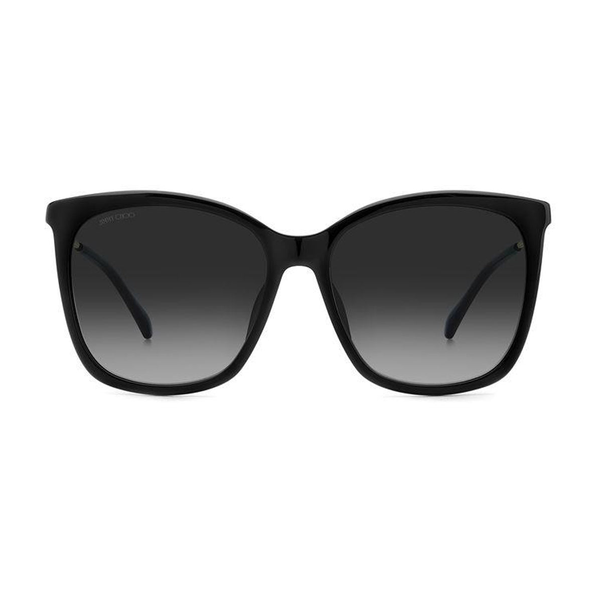 Jc Nerea/g/s 807/9O BLACK-Occhiali da sole-Jimmy Choo-La collezione di occhiali da sole Crystal Fabric di Jimmy Choo rappresenta il fascino unico e scintillante del marchio. Questa linea presenta un design straordinario con lussuosi cristalli Swarovski, applicati a mano sulle aste, che caratterizzano una selezione di occhiali ultra chic con uno stile inconfondibile. Questo modello dalla silhouette squadrata cool e disinvolta, presentano un frontale in acetato e terminali tono su tono. Le aste sottili in met