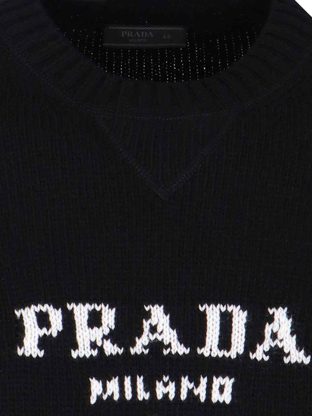 Schwarzer Prada-Pullover